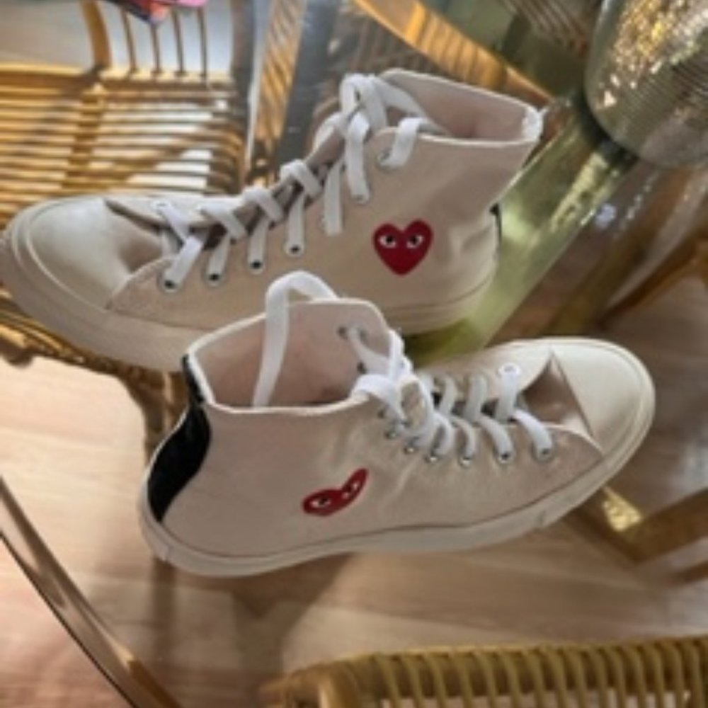 Comme des Garcons Converse hi-tops
